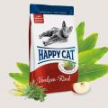 Beaucoup de chats refusent catégoriquement tout aliment à base de poisson. Happy Cat Adult Boeuf des Préalpes est élaboré sans poisson et contient des protéines très digestes à bas